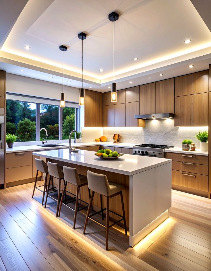 The Ridgeview Serenity Estate kitchen task focused recessed lighting layout 20 recessed lighting ideas to brighten your home