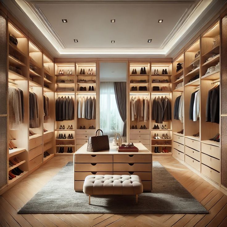 Suncrest Elite Residence modern luxury walk in wardrobe design