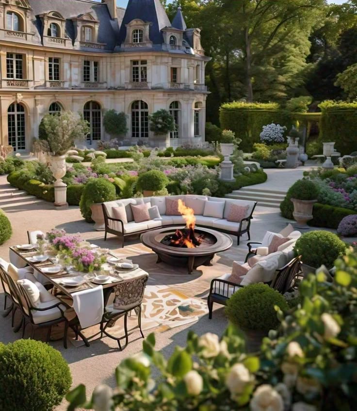 Sunset Royal Estate morning paradise fire pit